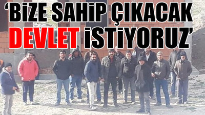 Konya'da  inşaat işçileri 3 aylık maaşlarını alamadan işten çıkartıldılar