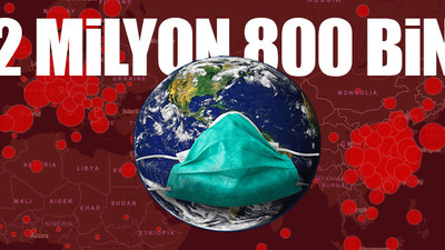 Koronavirüs vaka sayısı dünya genelinde 2 milyon 800 bini aştı