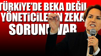 Meral Akşener'den hükümete karşı sert açıklama