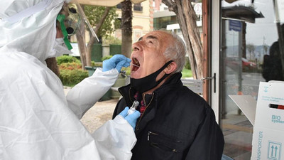 Sokak ortasında koronavirüsü testi! 100 kişiden örnek alındı…