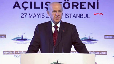 Bahçeli, Yassıada'da konuştu