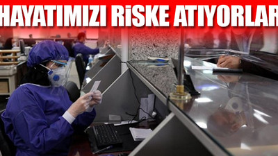 Banka çalışanları endişeli