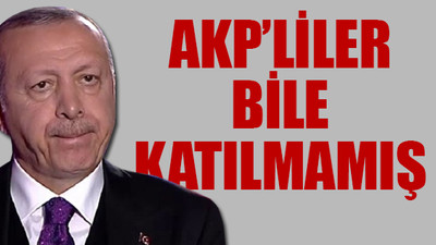 Erdoğan'ın kampanyasında büyük hayal kırıklığı