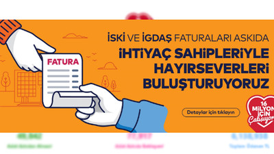 İBB'nin Askıda Fatura kampanyasına büyük destek