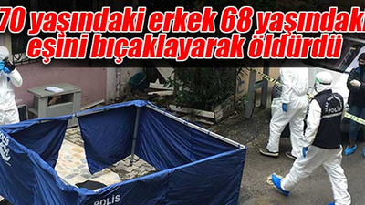 İstanbul'da kan donduran olay! Eşini öldürüp balkondan atladı