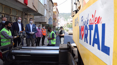 Kartal'da asfalt çalışmaları hız kazandı