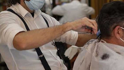 Korona testi pozitif çıkan berber karantinada