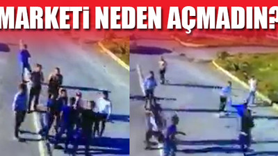 Sokağa çıkma yasağında kavga