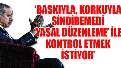 TMMOB'dan Erdoğan'ın sözlerine yanıt: Kayyumla yönetmek istiyor