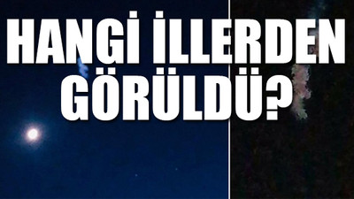Trabzon'a gök taşı mı düştü? 'Gizemli' görüntüler...
