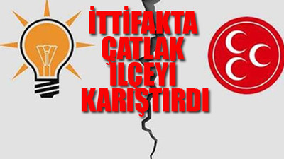 AKP'li üyeler MHP'li başkana 'haram' diyerek onay vermedi