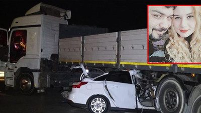 Bir gün önce aldıkları otomobil, genç çifte mezar oldu