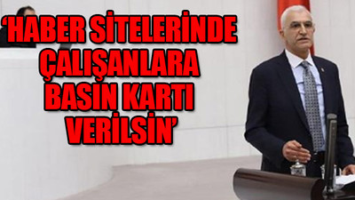 CHP'li Kılınç'tan gazeteciler için kanun teklifi