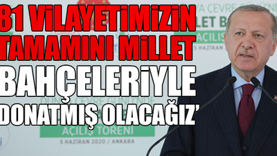 Cumhurbaşkanı 2023 hedefini açıkladı