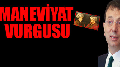 Ekrem Imamoğlu'ndan tablo yanıtı