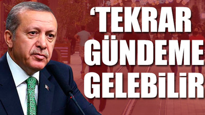 Erdoğan'dan sokağa çıkma yasağı açıklaması