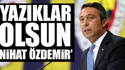 Fenerbahçe'den TFF'ye sert çıkış