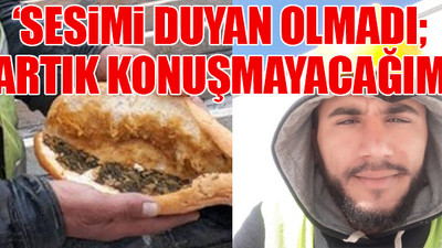 İşçilere ekmek arası ıspanak dağıtıldığını duyurduğu için işten atılan Bedirhan Aslan'dan açıklama