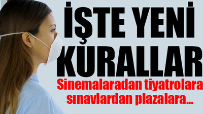 İşte koronavirüs salgınında yeni önlemler