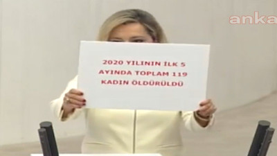 İYİ Partili Cesur'dan Meclis kürsüsünde eylem