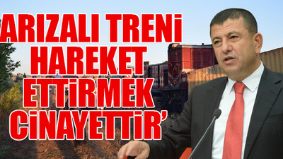 Tren kazasına CHP'den sert eleştiri