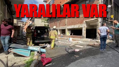 Okmeydanı'nda bir iş yerinde patlama