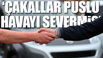 Otomobilde 'spotçu' vurgunu