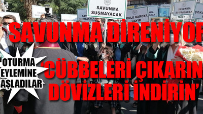 Polis, avukatların yürüyüşüne izin vermedi