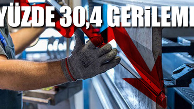 Sanayi üretimi çakıldı