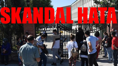 Sınavdan yanlış saatte çıkarılan öğrencilerden bazıları salona geri alındı