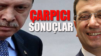 Son ankette de İBB Başkanı İmamoğlu, Erdoğan'a fark attı