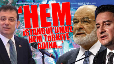 Ali Babacan ve Temel Karamollaoğlu'ndan Ekrem İmamoğlu'na tam destek
