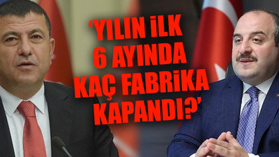 CHP’li Ağbaba’dan Bakan Varank’a: Sanayi istihdamında yaşanan 191 bin kişilik düşüşün sebebi nedir?