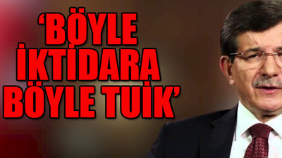 Davutoğlu, TÜİK'in işsizlik verilerine tepkili