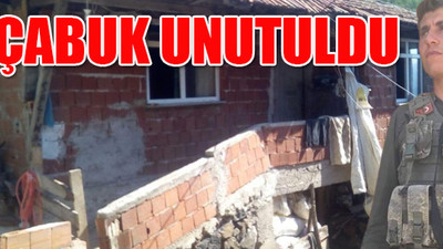 Devlet şehit ailesine verdiği sözü tutmadı