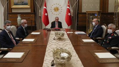 Erdoğan, İçişleri Bakanı Soylu ve beraberindeki heyeti kabul etti