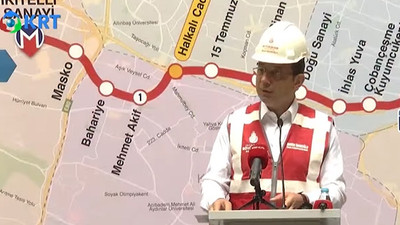 İBB Başkanı İmamoğlu, İkitelli-Ataköy metro hattı kazı tamamlama törenine katıldı