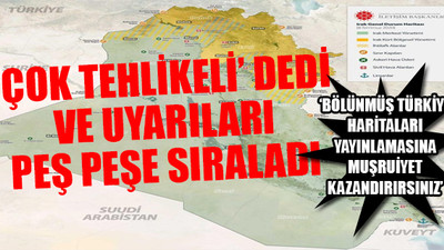 İletişim Başkanlığı, 'bölünmüş Irak haritası' paylaştı