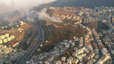 İzmir'deki yangın makilik alana sıçradı