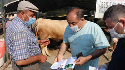 Kartal Belediyesi'nden kurban satış alanına sıkı pandemi denetimi