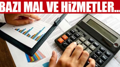 KDV oranlarında indirime gidildi