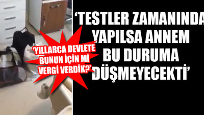 Koronavirüs hastası isyan etti...