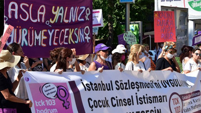 Muğla'da kadınlardan Pınar Gültekin cinayeti protestosu