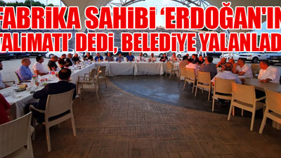 Patlama sonrası yemekte ortalık karıştı