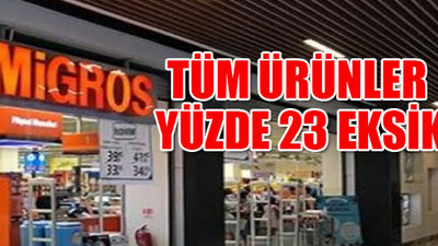 Sosyal medya 'Migros'un tartısı'nı konuşuyor