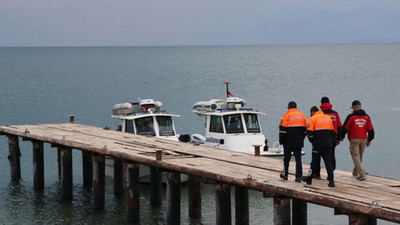 Van'da batan tekne bulundu