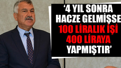 Zeydan Karalar, makam odasında yapılan haczi açıkladı