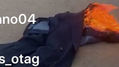 A Spor eski muhabiri TFF önünde ceketini yaktı