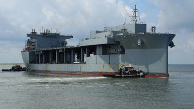 ABD savaş gemisi Doğu Akdeniz'e geldi