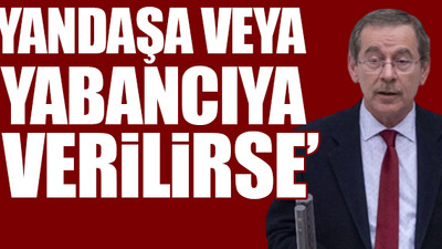 Abdüllatif Şener'den 'doğalgaz' uyarısı